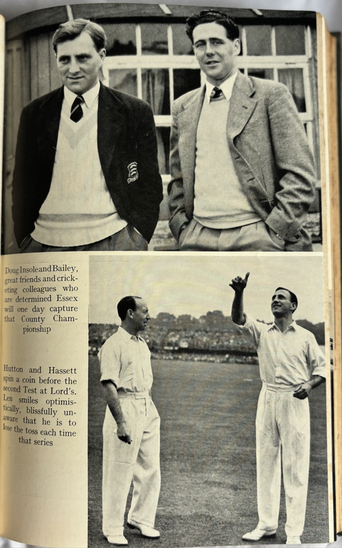 Old Signed Cricket 1st Edition Playing to Win by Trevor Bailey 1956