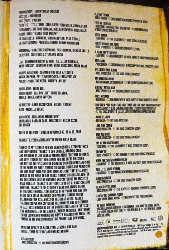 Bruce Springsteen X 2 Music DVDs Live in Dublin 2007 & Live in Barcelona 2003 Rock