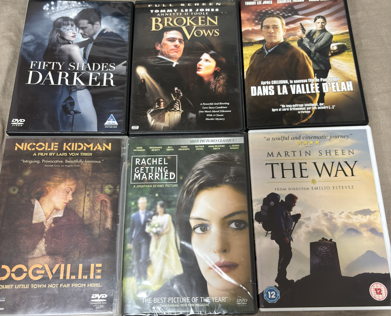 6 DVD Lot Dogville, Rachel getting Married sealed, Broken vows plus 3