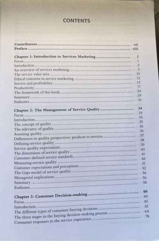 Service Marketing A Contemporary Approach Editors Adele Bernstein