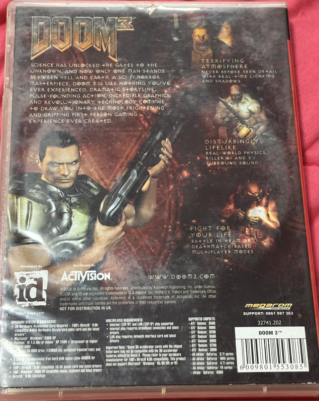 PC Games Doom 3 & Brothers in Arms Earned in Blood
