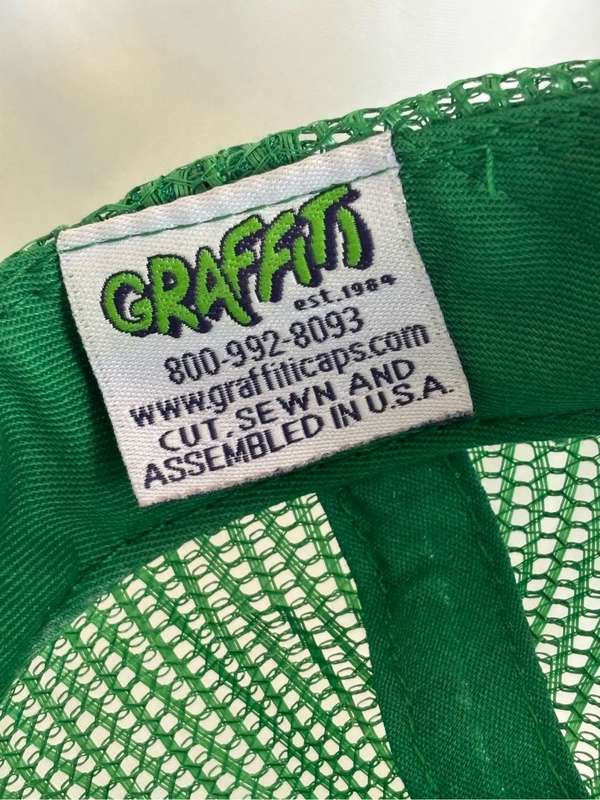 Snap Back Hat Green J&M Ohio Made in USA Hat