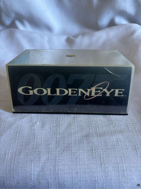 James Bond BMW Goldeneye collectable car in plastic box
