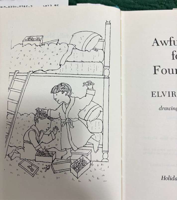 Awfully Short for the fourth grade Elvira Woodruff drawings by Will Hillenbrand 1st Edition 1989