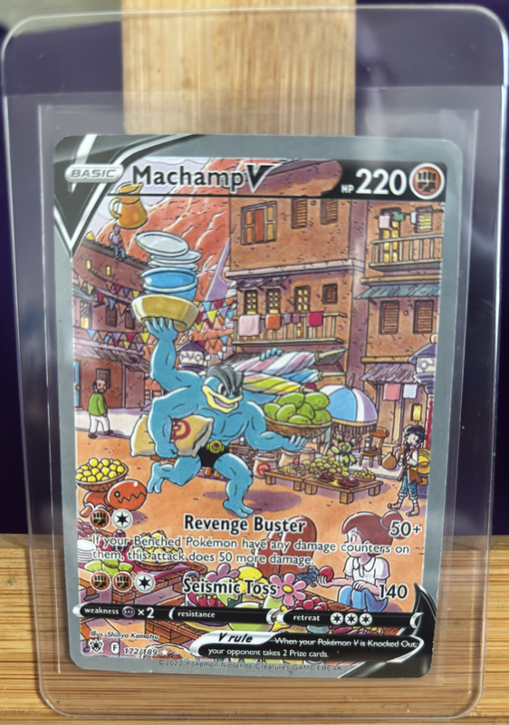 Pokemon 2022 Machamp V Ultra Rare 172/189 Sword & Shield Astral Radiance