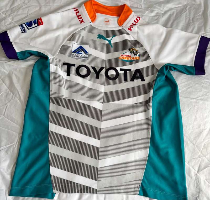 Toyota Cheetahs 2012 away Jersey Super Rugby size XXL
