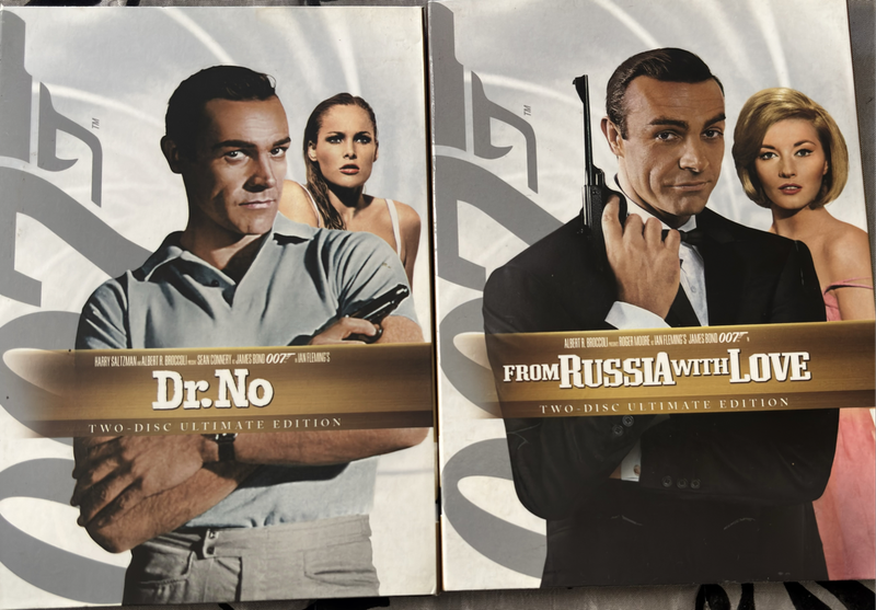 James Bond 2 Disks DVD Ultimate Edition Dr No & From Russia with Love
