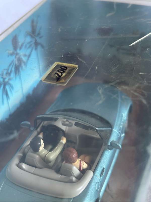 James Bond BMW Goldeneye collectable car in plastic box