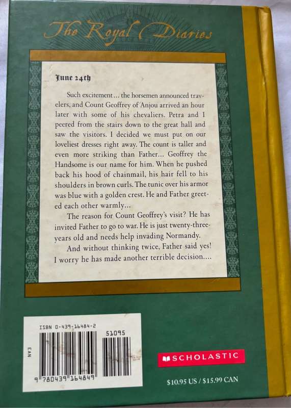 The Royal Diaries Eleanor Crown Jewel of Aquitaine France 1136