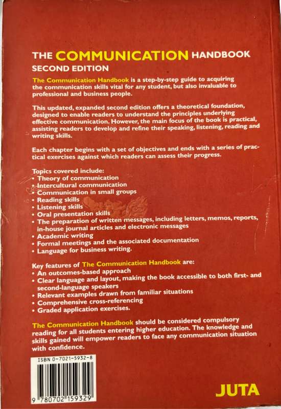 The Communication Handbook 2nd Edition Sandra Cleary