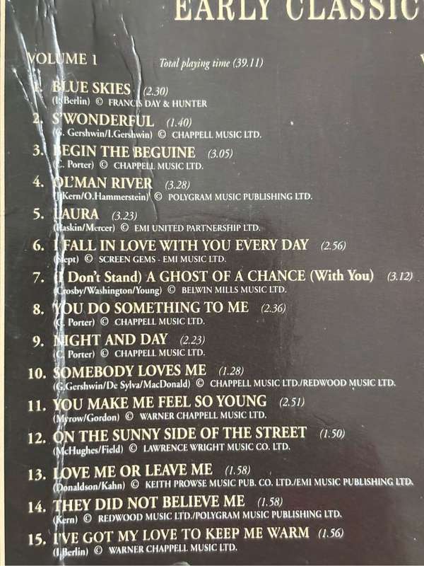 Frank Sinatra Early Classics Collection Ultimate 3 CD Box Set 1998 Import