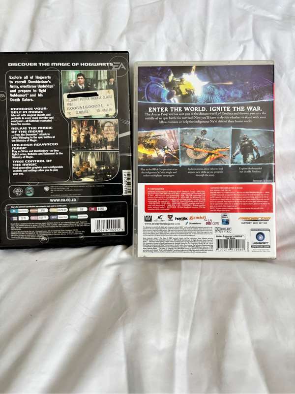 PC DVD Harry Potter Order of Phoenix and Avatar the Game Combo