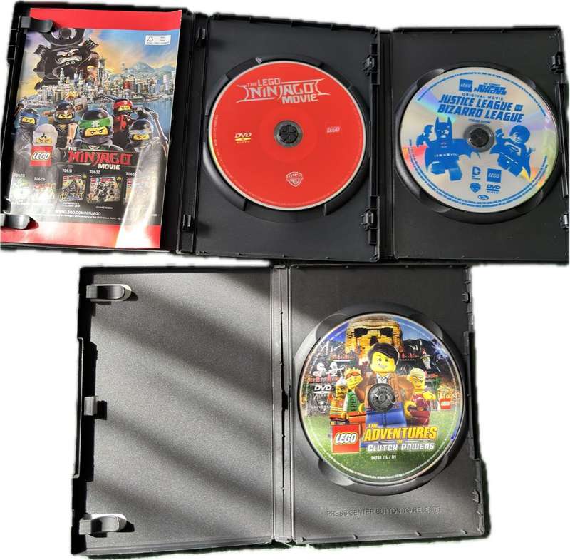 Lego Movies x 3, Justices League , Ninjago & Clutch Powers Collection