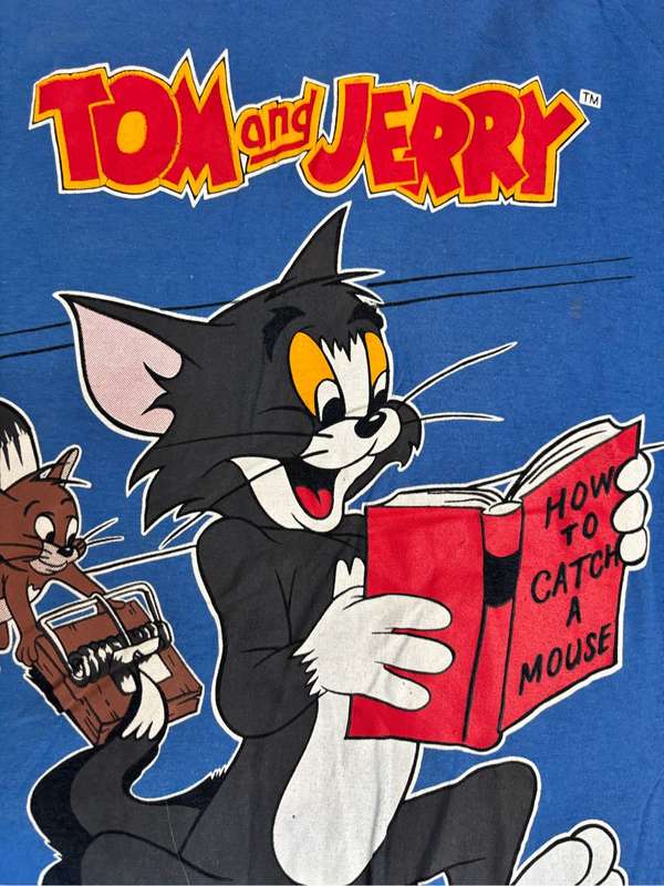 Vintage Tom and Jerry Cartoon T-Shirt size XL