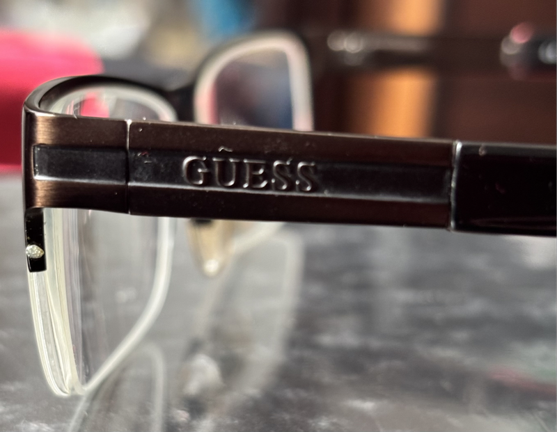 Guess Eyeglass Eyewear Frame Only GU 1785 BLKGUN 54-17 140