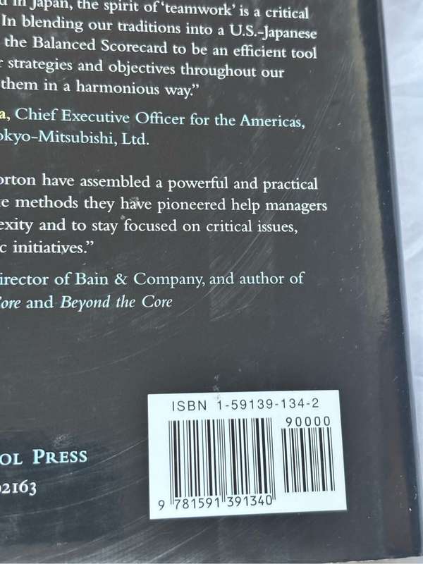 Strategy Maps Harvard Business Robert S Kaplan, David  P Norton Hardcover
