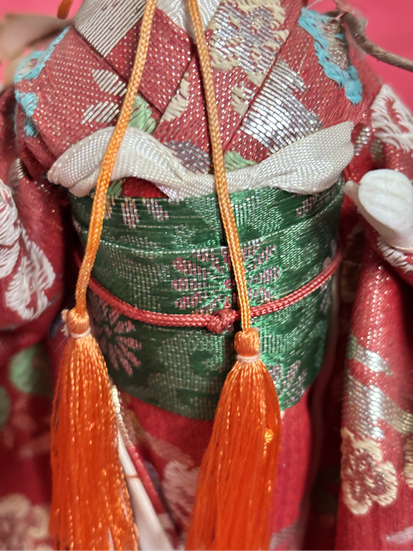 Old Japanese Geisha Doll 25cm tall Oriental