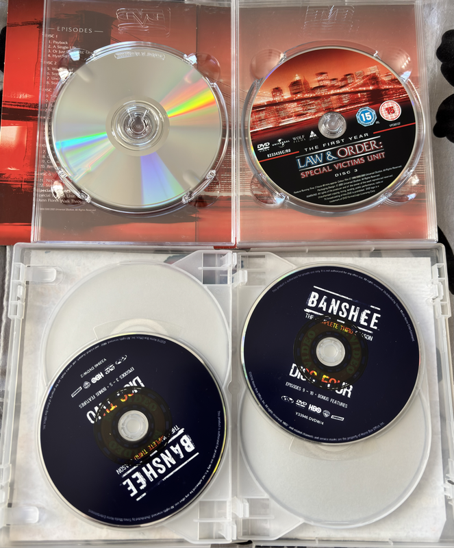 DVD Series Law & Order 1st year, Banshee 3rd Season
