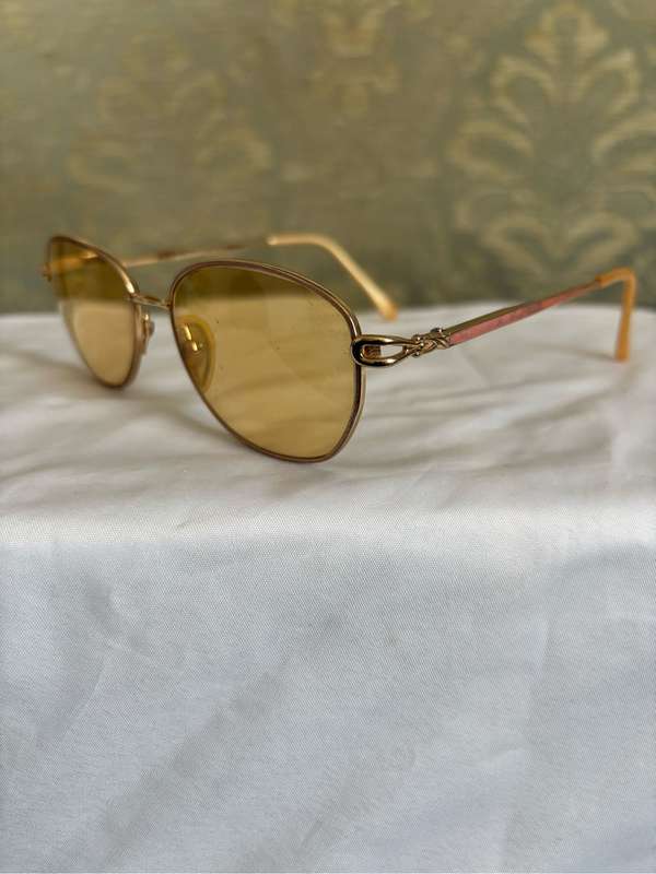 Japanese Made Eyewear Eyeglasses 130 Titanium Allergy Free Gold Frame Only