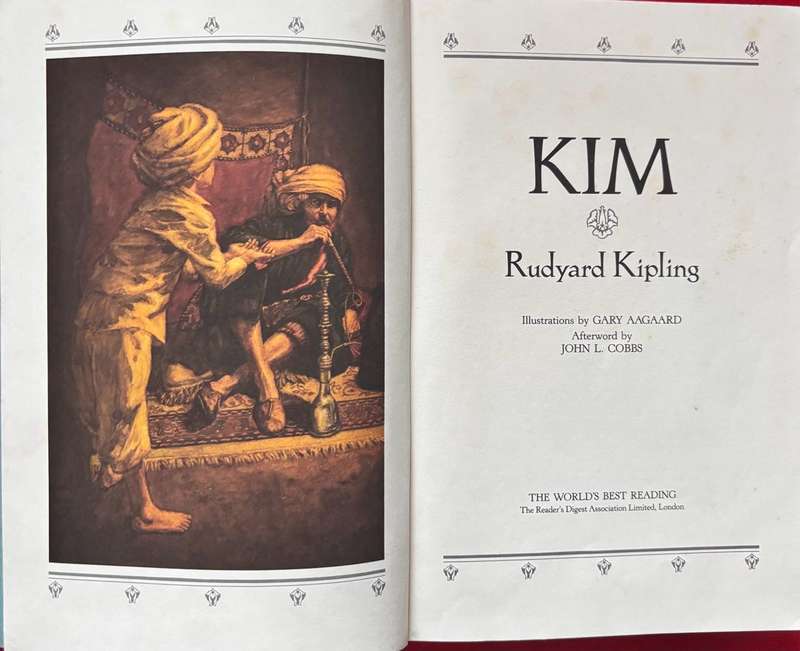 Rare Collectable Book Kim by Rudyard Kipling 1994 Hardcover