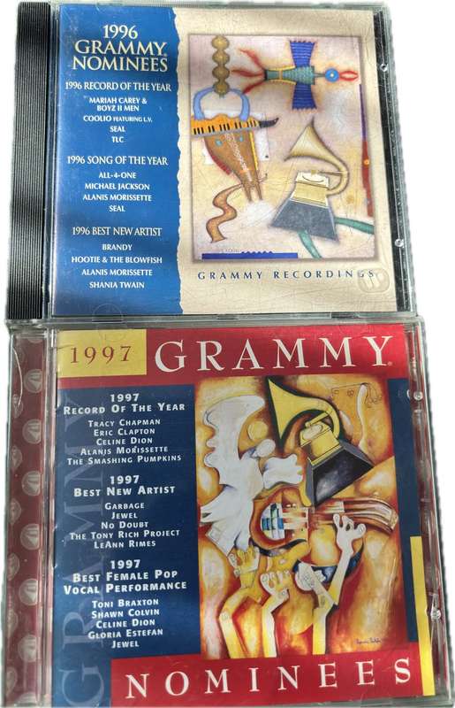 Music CD x 2, Grammy Nominees 1996, 1997 Collectable Rare