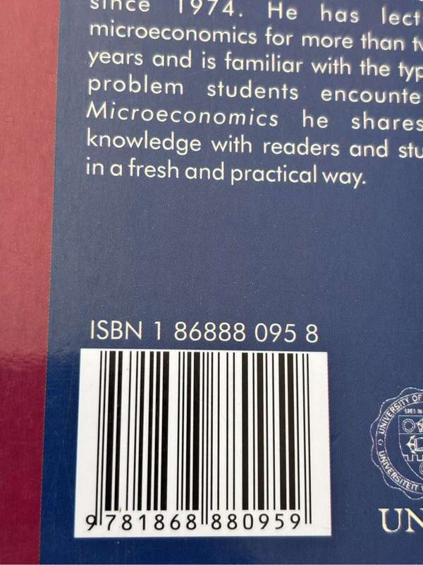 Microeconomics by R P Viljoen