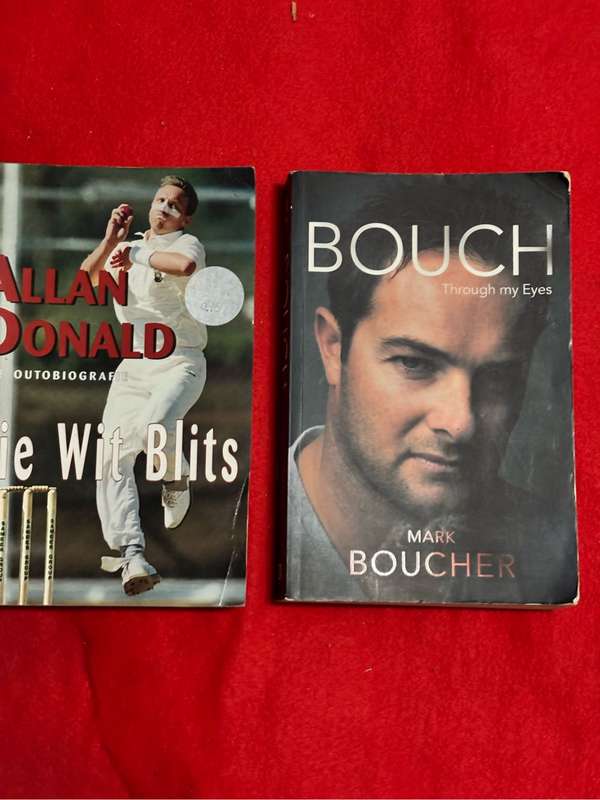 SA Cricket Legends Two Books, Alan Donald and Mark Boucher Their Stories