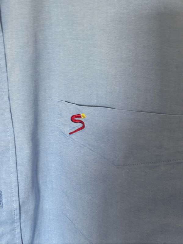 Super Sport Shirt Short Sleeve Mens XXL Blue