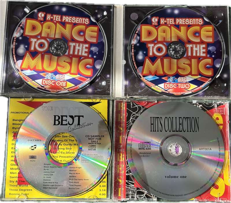 Music CD x 2, The Best Collection & Dance to the Music