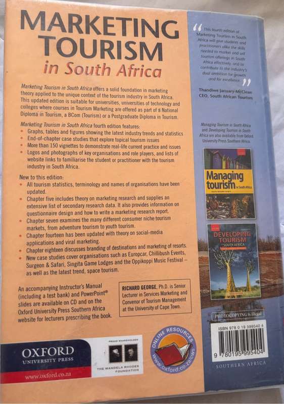 Marketing Tourism in South Africa 4th Edition by Richard George