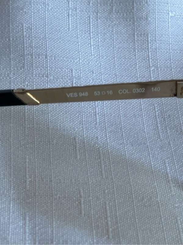 Escada Eyewear Frame Gold Metal and Black