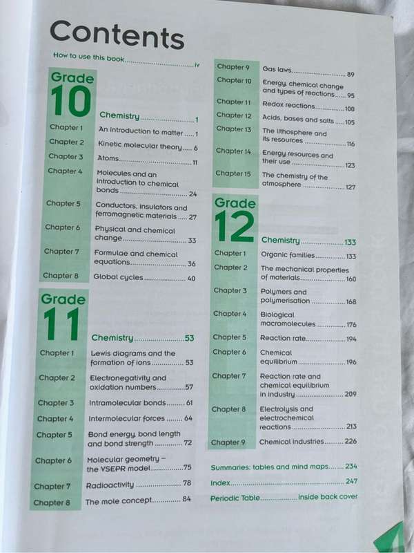 X-Kit Essential Reference Chemistry Grade 10 to 12
