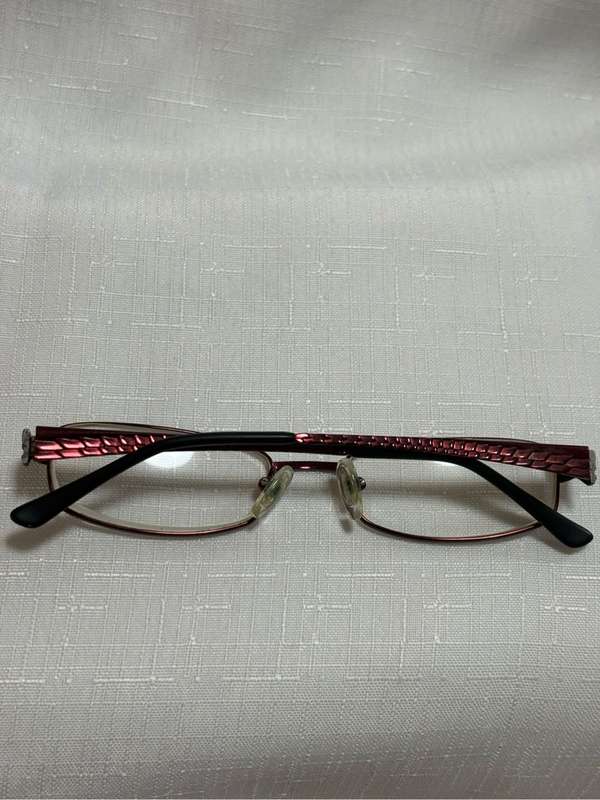 Kaylin Eyeglass Frame Burgandy 52-17 Italian Design
