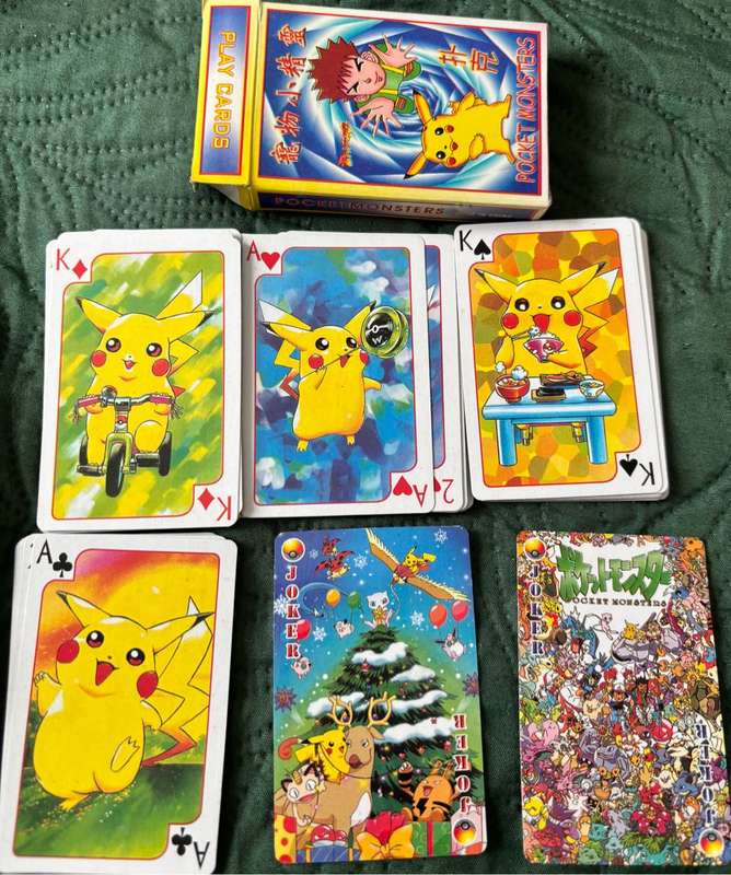 Pokémon Pocket Monsters Pikachu featured 54 deck