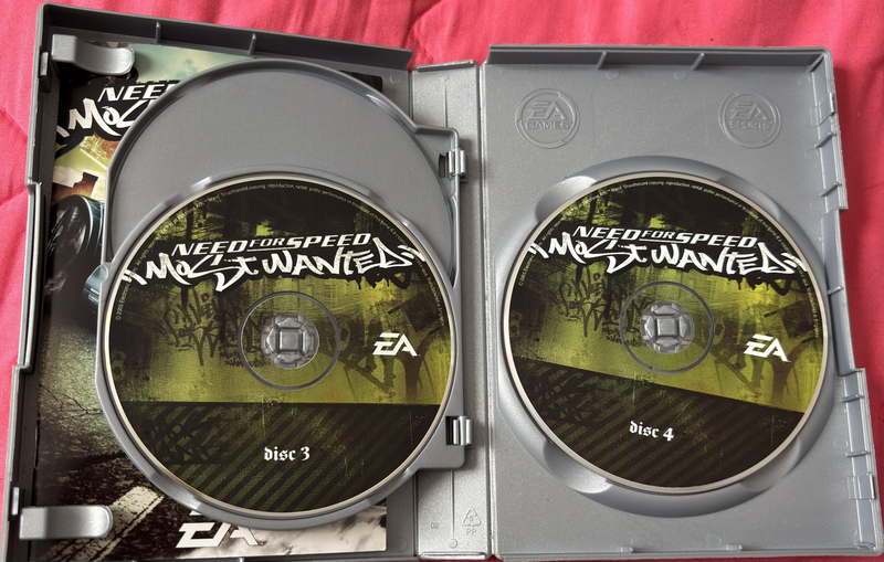 PC Game Need for Speed Most Wanted 4 cd Big Box