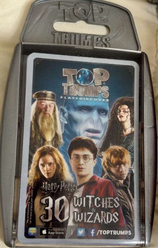 Harry Potter Lot Top Trumps 30 cards, Magic Box with Cards, Chalice magic, PC Game x 1