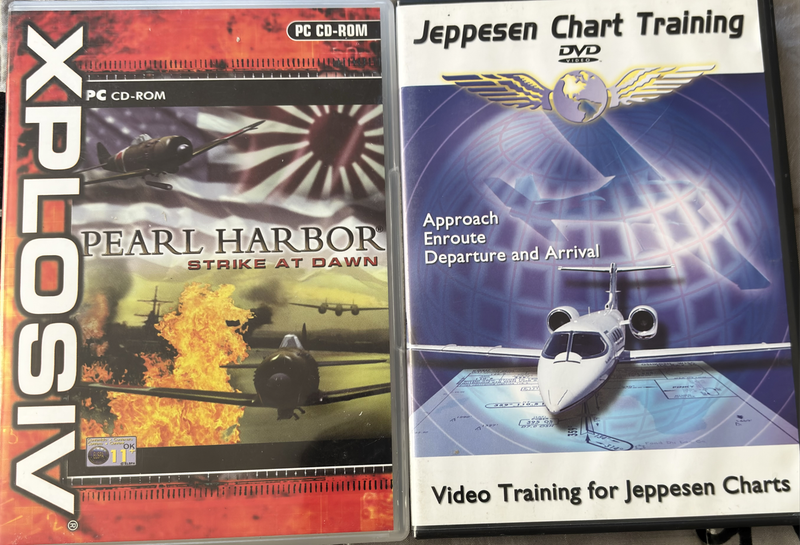 PC Games Flight Aviation Jeppsen Chart Training & Pearl Harbour Strike at Dawn