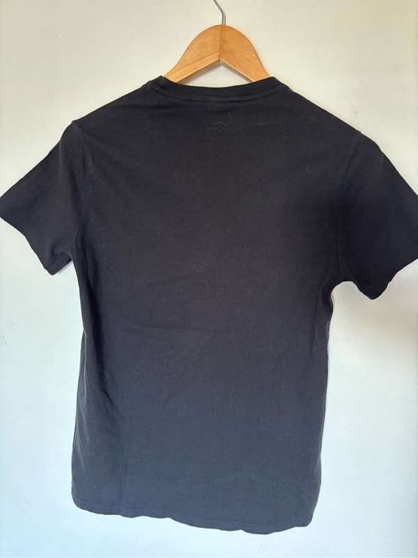 Superman T Shirt Black Boys 13/14 Years Vintage