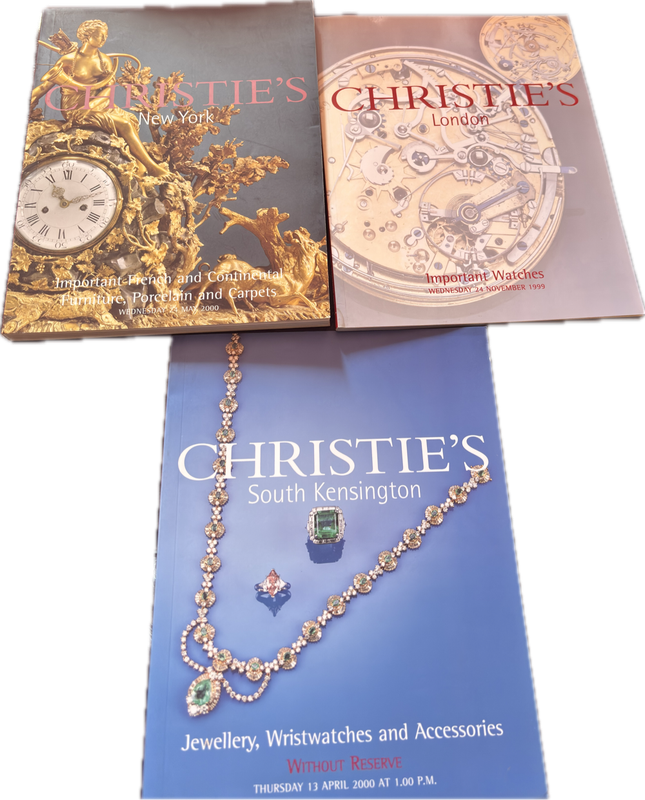 3 Christies Catalogues
