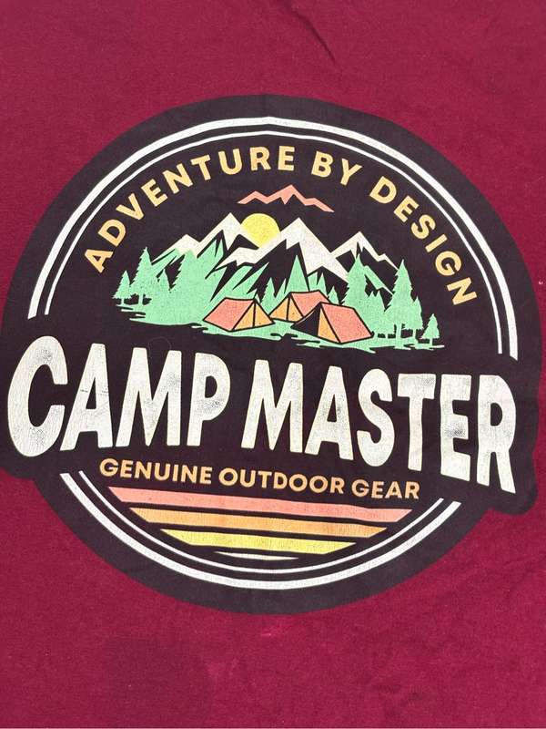 Lot of Two Camp master Graphics T-shirts XXXL white and red