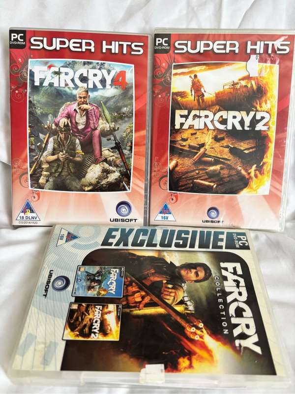 Far Cry PC Svd Rom 5 Discs Far Cry 2 Sealed,