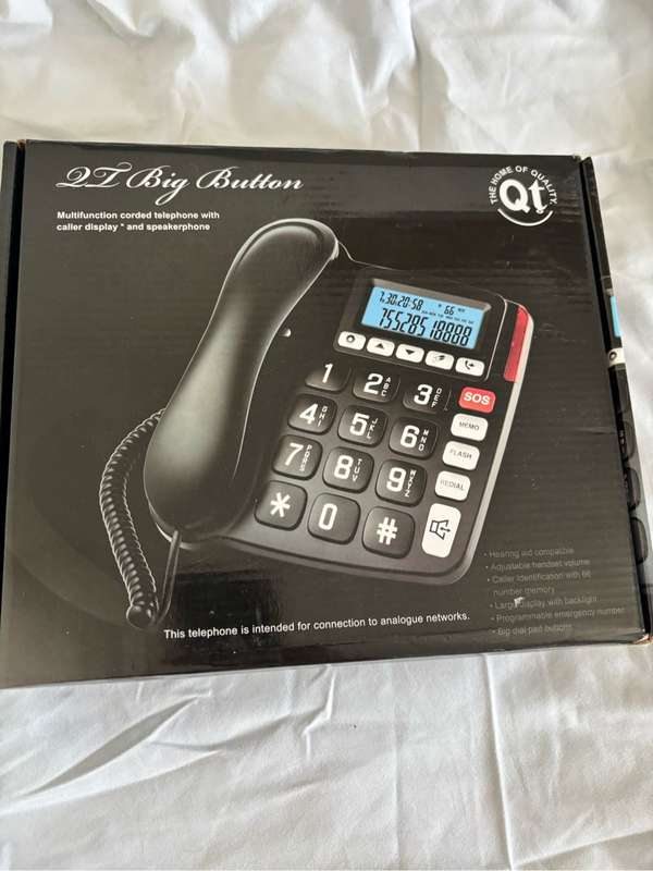 Senior Citizen Desktop Phone QT Big Button Base