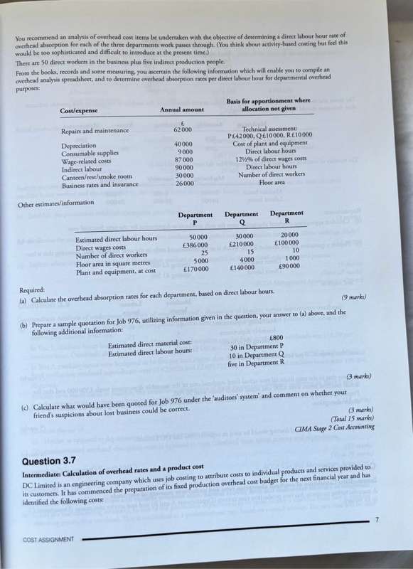 Colin Drury Management and Cost Accounting 9th Edition Student Manual