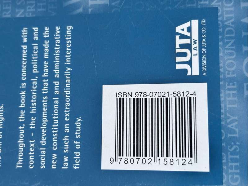 The New Constitutional & Administrative Law Volume 1 Iain Currie, Johan de Waal