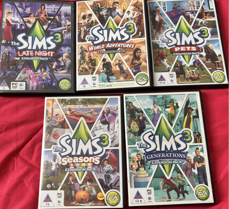 Suns 3 5 Game Lot Expansion Packs PC Games
