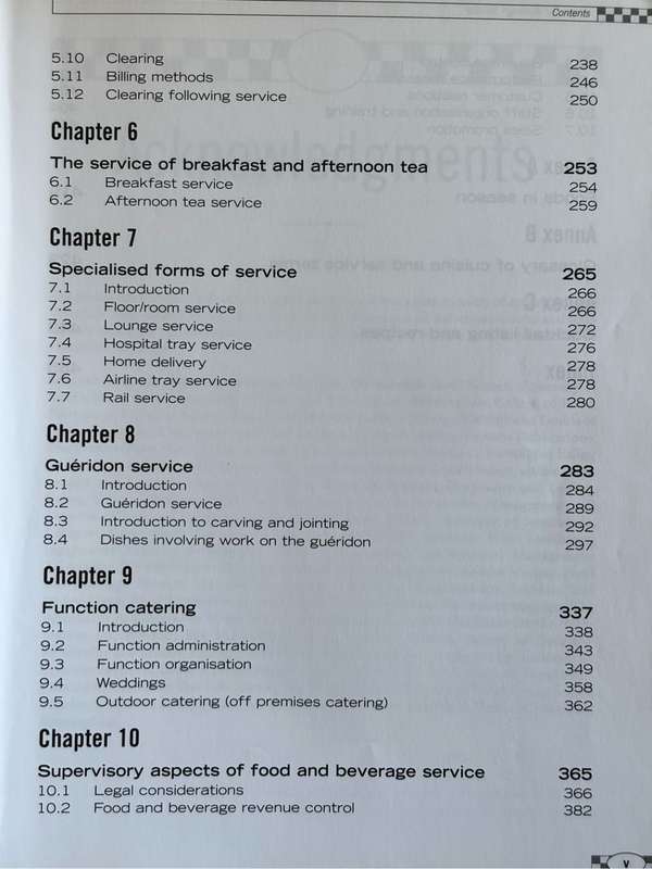 Food and Beverage Service 6th Edition Dennis Lillicrap, John Cousins