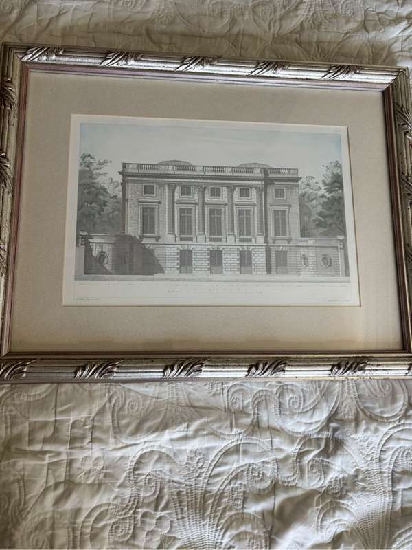 Museum Architectural Art Print Palais du Pitit Trianon by E Obermayer