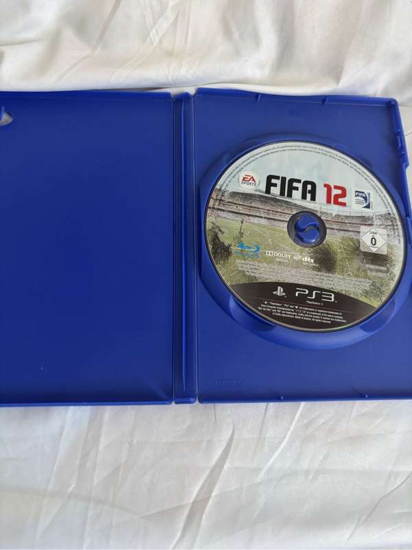 PS3 FIFA 12 Game with Unmarked Blu-ray case