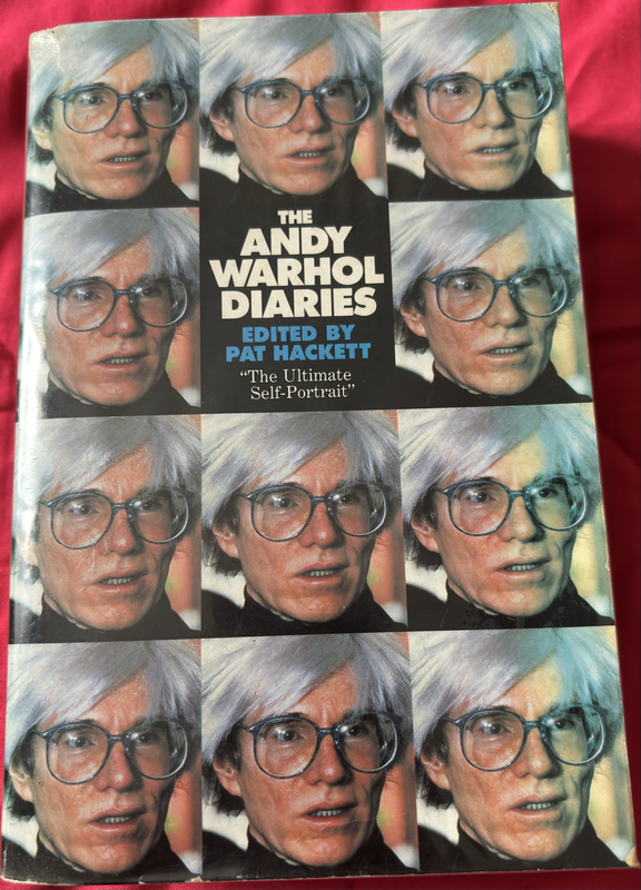 The Andy Warhol Diaries by Pat Hackett 1st Edition 1989