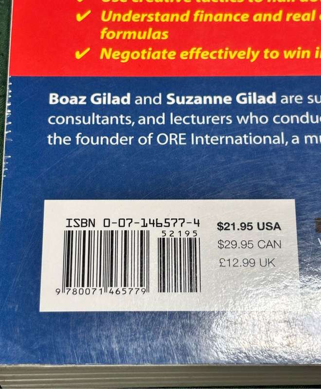 The Real Estate Millionaire Boaz Gilad and Suzanne Gilad 1st Edition 2006